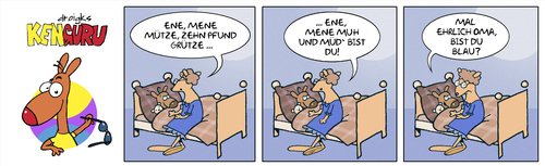 Cartoon: KenGuru Verdachtsmoment (medium) by droigks tagged einschlafen,gute,nacht,geschichte,droigks,känguru,skurrilität,sonderbar,alkohol,besoffen,blau,verdacht,verdächtigen,unkonventionell,posse,einschlafen,gute,nacht,geschichte,droigks,känguru,skurrilität,sonderbar,alkohol,besoffen,blau,verdacht,verdächtigen,unkonventionell,posse