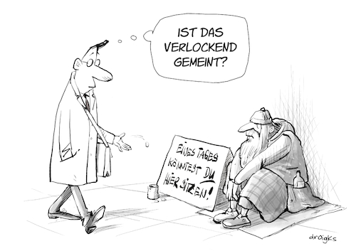 Cartoon: Verlockung (medium) by droigks tagged karriere,stellenangebot,stellenausschreibung,jobsuche,bewerbung,arbeitsplatz,vakanz,personalbeschaffung,recruiting,festanstellung,teilzeit,vollzeit,homeoffice,gehalt,zusatzleistungen,arbeitsvertrag,teamarbeit,aufstiegsschancen,herausforderung,droigks,bewerbungsverfahren,karriere,stellenangebot,stellenausschreibung,jobsuche,bewerbung,arbeitsplatz,vakanz,personalbeschaffung,recruiting,festanstellung,teilzeit,vollzeit,homeoffice,gehalt,zusatzleistungen,arbeitsvertrag,teamarbeit,aufstiegsschancen,herausforderung,droigks,bewerbungsverfahren