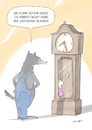 Cartoon: Zeitreise (small) by droigks tagged vergangenheit,zukunft,zeitmaschine,paradoxon,relativitätstheorie,zeitlinie,geschichte,scifi,wurmloch,chronologie,zeitparadoxon,zeitdilatation,zeitreiseuhr,ewigkeit,zeitstrom,zeitfenster,vergangenheitssprung,zukunftssprung,zeitschleife,zeitwahrnehmung,zeitabenteuer,zeitgeschichte,geschichtsverlauf,zeitmechanik,einstein,tachyonen,droigks,list,taeuschung,verkleidung,versteck,spiel,regulator,zuflucht,wolf,geisslein,standuhr,zeitmesser,brueder,grimm,kindermärchen,hausmaerchen,volksmaerchen