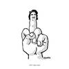 Cartoon: Aznar dit (small) by nestormacia tagged humor,caricature,aznar,finger,hand,political,spain