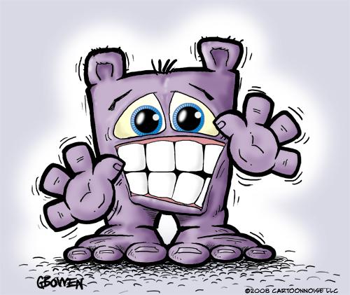 Cartoon: Teddy?? (medium) by GBowen tagged teddy,bear,cute,gbowen,smile,strange
