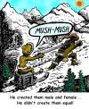 Cartoon: Jack and Jill Hill (small) by Tzod Earf tagged jack,and,jill,alpine,dog,sled,hill