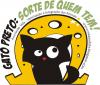 Cartoon: black cat is lucky (small) by Miaaudote tagged cat black kitty miaaudote palmas tocantins brasil pet gato vira lata adote adocao animals