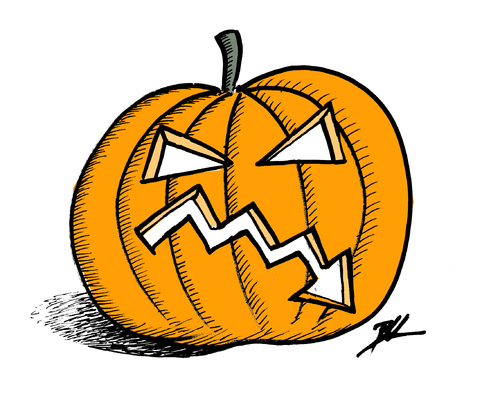 Cartoon: Halloween (medium) by Ballner tagged halloween