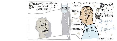 Cartoon: dfw (medium) by marco petrella tagged dfw