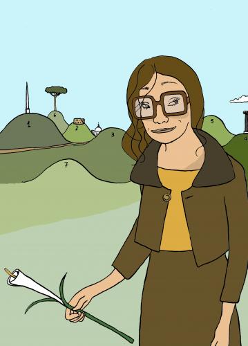 Cartoon: laura (medium) by marco petrella tagged roma