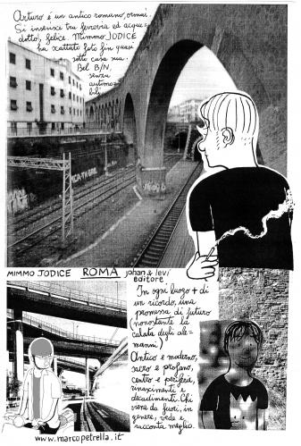 Cartoon: mimmo jodice (medium) by marco petrella tagged mimmojodice,roma,vespa