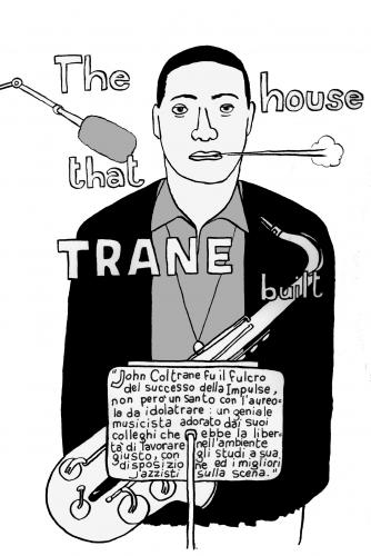 Cartoon: trane (medium) by marco petrella tagged jazz,john,coltrane