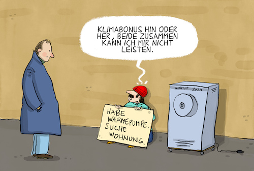 Cartoon: Klimabonus (medium) by leopold maurer tagged heizungstausch,klimabonus,waermepumpe,gas,oel,kohle,strom,wasser,solar,energie,klimawandel,heizung,foerderungen,kosten,novelle,gesetz,austausch,alte,neueinbau,habeck,gruene,daemmung,leopold,maurer,cartoon,karikatur,heizungstausch,klimabonus,waermepumpe,gas,oel,kohle,strom,wasser,solar,energie,klimawandel,heizung,foerderungen,kosten,novelle,gesetz,austausch,alte,neueinbau,habeck,gruene,daemmung,leopold,maurer,cartoon,karikatur