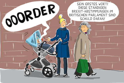 Cartoon: ooorder (medium) by leopold maurer tagged brexit,abstimmung,gb,parlament,order,brexit,abstimmung,gb,parlament,order