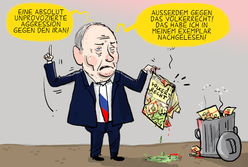Putin sagt Iran Unterstützung zu