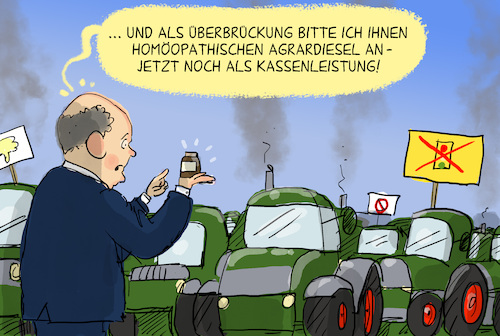 Scholz und die Bauernproteste