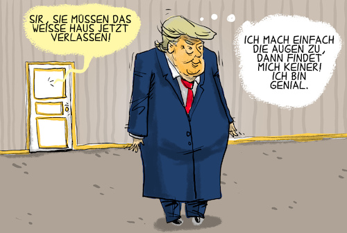 trump will nicht gehen