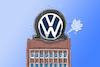 Cartoon: Gewinnhalbierung VW (small) by leopold maurer tagged volkswagen,vw,porsche,audi,gewinn,halbierung,zölle,wirtschaft,elektromobilität,umstieg,profit,manager,boni,platter,reifen,einsparmaßnahmen,deutschland,autoindustrie,leopold,maurer,karikatur,cartoon,illustration