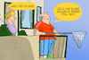 Cartoon: Gold Und Silber Im Freien Fall (small) by leopold maurer tagged gold,silber,preis,sinkt,fall,iran,krieg,konflikt,nahost,inflationsangst,energie,krise,weltwirtschaft,zinssenkung,usa,israel,trump,leopold,maurer,karikatur,cartoon