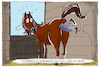 Cartoon: kickl untergetaucht (small) by leopold maurer tagged österreich,innenminister,medien,zensur,pressefreiheit,kickl,pferd,pferdestaffel,untertauchen