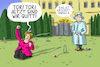 Cartoon: Merkels letzter Besuch bei Queen (small) by leopold maurer tagged merkel,queen,england,königin,kanzlerin,besuch,letzter,großbrittanien,cricket,fußball
