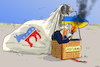 Cartoon: Midterms (small) by leopold maurer tagged usa,midterms,ukraine,krieg,trump,raketen,spionage,öl,diesel,putin,deal,russland,republikaner,senat,heissluftballon,feuer,angriffskrieg,leopold,maurer,karikatur,cartoon