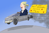 Cartoon: Weidel und Musk (small) by leopold maurer tagged alice,weidel,elon,musk,gespraech,afd,elektromobilitaet,verbrenner,wahlkampf,unterstuetzung,tesla,diesel,benzin,rechtsextrem,auto,twitter,leopold,maurer,cartoon,karikatur