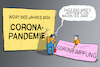 Cartoon: wort des jahres 2020 (small) by leopold maurer tagged wort,jahr,2020,corona,pandemie,impfung,covid