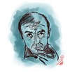 Cartoon: Edip Cansever (small) by Mineds tagged edip,cansever