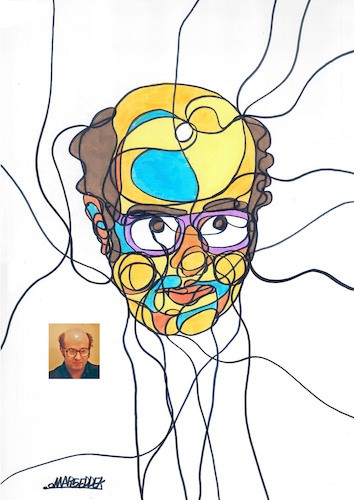 Cartoon: face (medium) by omar seddek mostafa tagged face
