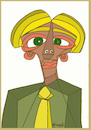 Cartoon: yellow hair (small) by omar seddek mostafa tagged yellow,hair