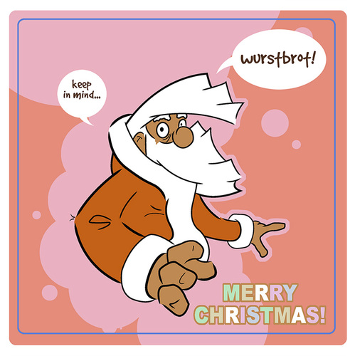 Cartoon: Santa 2014 - 3 (medium) by cosmo9 tagged santa,claus,christmas,weihnachten,weihnachtsmann