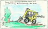 Cartoon: Photovolteich (small) by timfuzius tagged erneuerbare,energien,energie,solar,photovoltaik,sonnenenergie,sonne,teich,garten,bagger