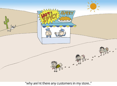 Cartoon: desert (medium) by joruju piroshiki tagged spicy,curry,shop,drink,desert,wüste,durst,wirtschaft
