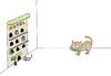 Cartoon: Hotel (small) by joruju piroshiki tagged hotel,mouse,cat,animal,cats,mice