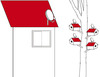 Cartoon: satellite antenna (small) by joruju piroshiki tagged bird,birds,house,nest,satellite,antenna,television,tvsatellite,broadcasting