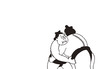 Cartoon: sumo (small) by joruju piroshiki tagged sumo,sports
