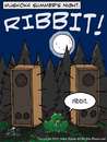 Cartoon: Muskoka Summer Night. (small) by Mike Spicer tagged frogcartoons,ribbit,muskoka,nature,toadcartoons