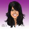 Cartoon: Phoebe Cates (small) by Mike Spicer tagged mike,spicer,avatar,cartoon,profle,pic,caricature,portrait