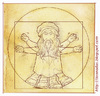 Cartoon: Leonardo da Vinci (small) by Freelah tagged leonardo,da,vinci