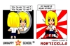 Cartoon: US lesson 0 Strip 10 (small) by morticella tagged uslesson0,unhappy,school,morticella,manga,technique