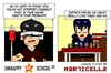 Cartoon: US lesson 0 Strip 30 (small) by morticella tagged uslesson0,unhappy,school,morticella,manga,technique