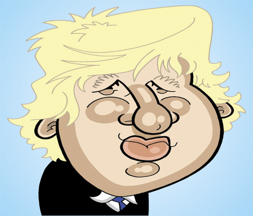 Cartoon: Boris Johnson (medium) by Ca11an tagged boris,johnson,caricature