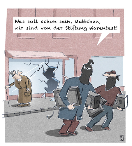 Einbrecher Von Jan Rieckhoff Wirtschaft Cartoon Toonpool