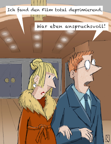 Cartoon: Film (medium) by Jan Rieckhoff tagged film,kino,cinema,saal,streifen,leinwand,lichtspiel,darbietung,darsteller,darstellerin,schauspiel,schauspieler,schauspielerin,aufnahme,crew,regie,regisseur,regisseurin,regieassistenz,produktion,schnitt,ton,cutter,cutterin,vorspann,abspann,statist,komparse,rolle,text,premiere,publikum,zuschauer,synchronisation,comic,cartoon,witz,humor,karikatur,jan,rieckhoff,film,kino,cinema,saal,streifen,leinwand,lichtspiel,darbietung,darsteller,darstellerin,schauspiel,schauspieler,schauspielerin,aufnahme,crew,regie,regisseur,regisseurin,regieassistenz,produktion,schnitt,ton,cutter,cutterin,vorspann,abspann,statist,komparse,rolle,text,premiere,publikum,zuschauer,synchronisation,comic,cartoon,witz,humor,karikatur,jan,rieckhoff