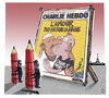Cartoon: Höchststrafe (small) by Jan Rieckhoff tagged cartoon jan rieckhoff je suis charlie hebdo attentat attentäter islam satire strafe bestrafung paris mord cartoonisten