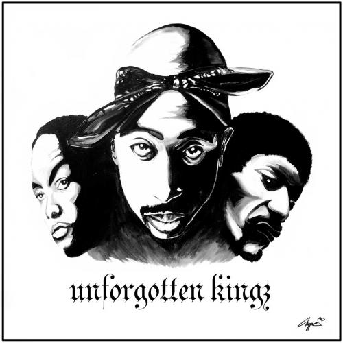 Cartoon: unforgotten kingz (medium) by hype tagged painting