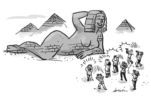 sphinx and paparazzi