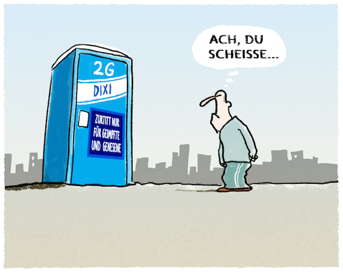 Cartoon: 2G-Gesellschaft... (medium) by markus-grolik tagged impfkampagne,deutschland,ikea,impfskeptiker,impfung,herdenimmunitaet,lockdown,2g,3g,zugangsbeschränkung,impfverweigerer,impfkampagne,deutschland,ikea,impfskeptiker,impfung,herdenimmunitaet,lockdown,2g,3g,zugangsbeschränkung,impfverweigerer