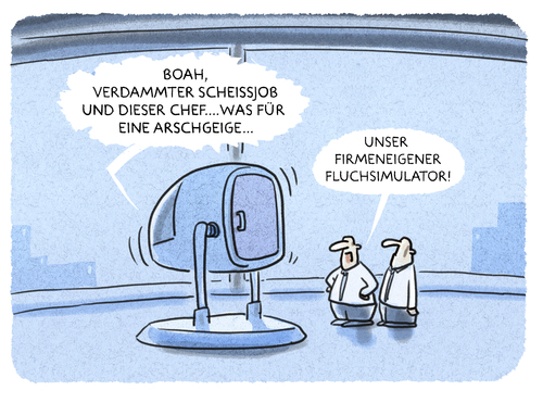 Cartoon: ... (medium) by markus-grolik tagged arbeitswelt,chef,angestellte,arbeitnehmer,firma,unternehmen,vorgesetzte,flugsimulatoren,technik,cartoon,grolik,arbeitswelt,chef,angestellte,arbeitnehmer,firma,unternehmen,vorgesetzte,flugsimulatoren,technik,cartoon,grolik