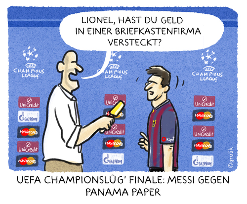 Cartoon: ... (medium) by markus-grolik tagged grolik,platini,blatter,fernsehrechte,interview,messi,lionel,madrid,real,barcelona,spitzensport,schwarzgeld,geldwäsche,geld,jersey,kapital,briefkastenfirma,fonseca,mossack,fifa,uefa,fussball,league,champions,steuerhinterziehung,papers,panama,panama,papers,steuerhinterziehung,champions,league,fussball,uefa,fifa,mossack,fonseca,briefkastenfirma,kapital,jersey,geld,geldwäsche,schwarzgeld,spitzensport,barcelona,real,madrid,lionel,messi,interview,fernsehrechte,blatter,platini,grolik