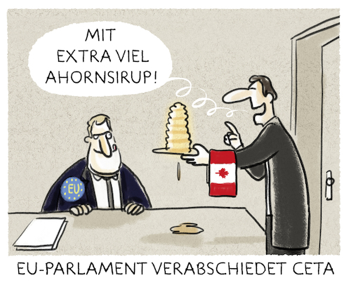 Cartoon: ... (medium) by markus-grolik tagged ceta,eu,europa,parlament,brüssel,kanada,freihandelsabkommen,junker,nationalrat,zustimmung,abgeordnete,ceta,eu,europa,parlament,brüssel,kanada,freihandelsabkommen,junker,nationalrat,zustimmung,abgeordnete