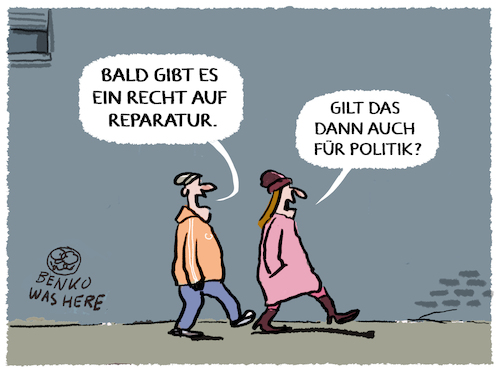 Cartoon: Anspruch auf Reparatur... (medium) by markus-grolik tagged eu,europa,reparatur,defekt,gesetz,anspruch,unternehmen,verbraucher,produkte,lobbyismus,konsum,kapitalismus,politik,wirtschaft,pleiten,insolvenz,benko,investoren,eu,europa,reparatur,defekt,gesetz,anspruch,unternehmen,verbraucher,produkte,lobbyismus,konsum,kapitalismus,politik,wirtschaft,pleiten,insolvenz,benko,investoren