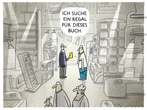 Cartoon: ..being bibliophil... (medium) by markus-grolik tagged ikea,regal,buch,literatur,lesen,frankfurt,buchmesse,autor,autoren,verlag,verlage,verlagswesen,roman,kultur,kulturtechnik,buchstaben,ebook,ikea,regal,buch,literatur,lesen,frankfurt,buchmesse,autor,autoren,verlag,verlage,verlagswesen,roman,kultur,kulturtechnik,buchstaben,ebook